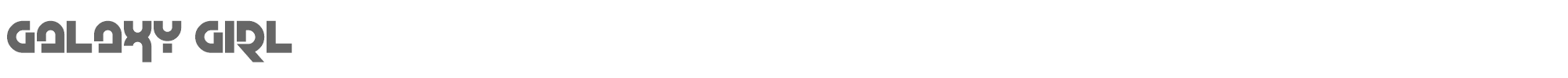 Galaxy Girl Galaxy Girl.otf font preview